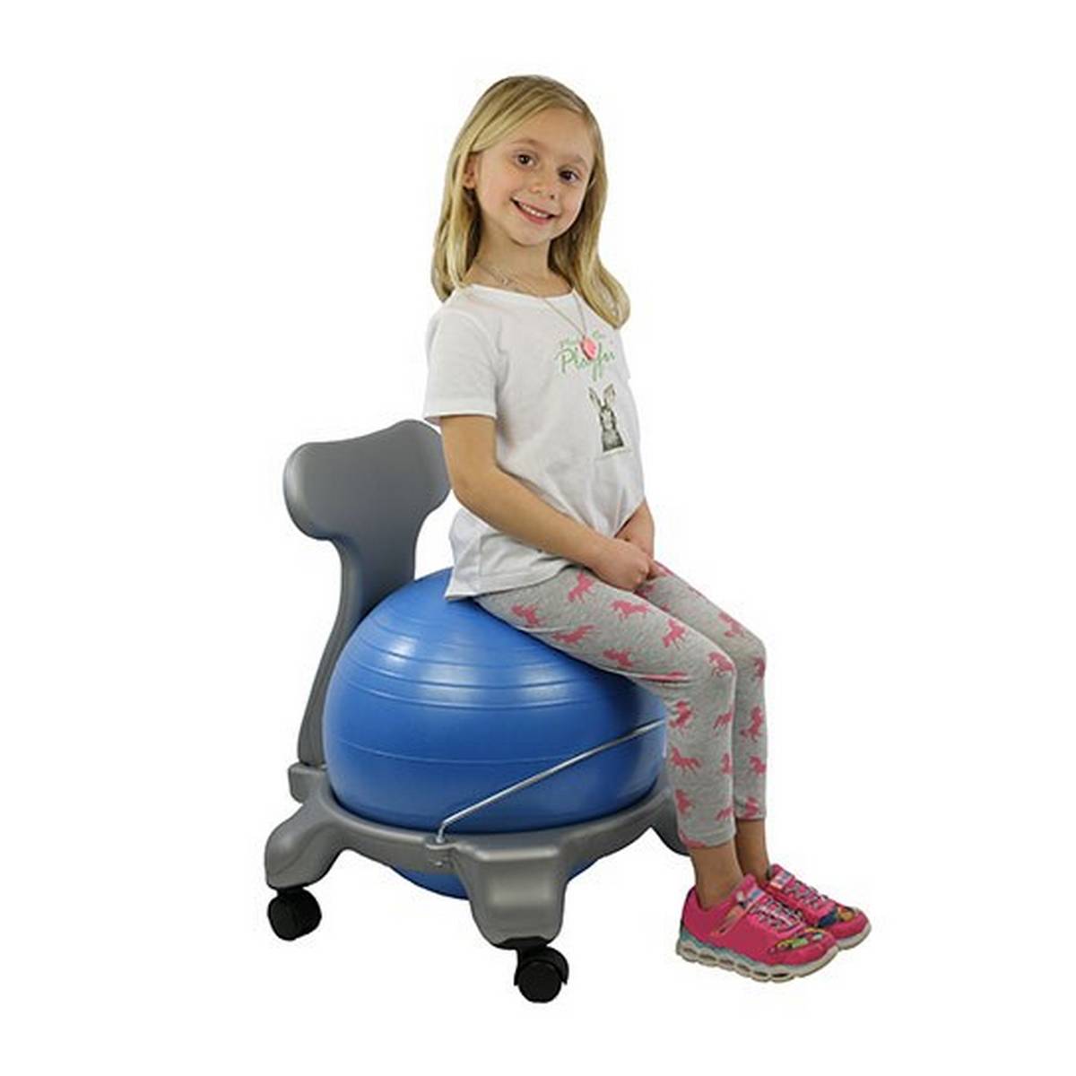 Ball Chair With Back - Child Size - With 15" Green Ball - ABC School Supplies