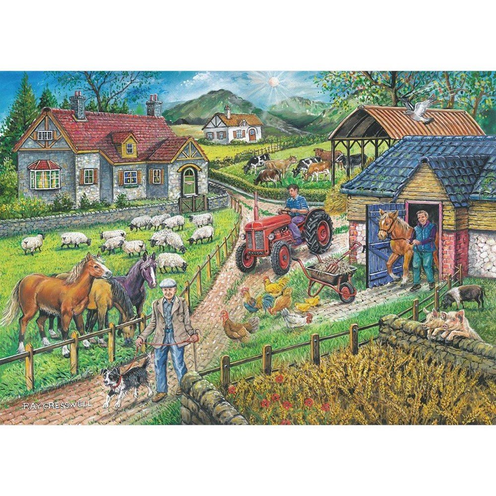 Barley Mow Farm - BIG 250 Piece Jigsaw Puzzle - ABC School Supplies