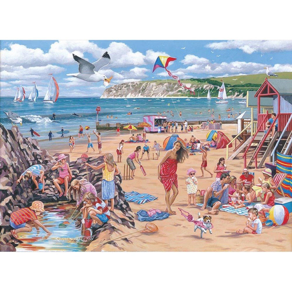 Beach Break - BIG 500 Piece Jigsaw Puzzle - ABC School Supplies