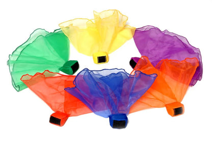 Bean Bag Scarves Pack of 6 - ABC School Supplies