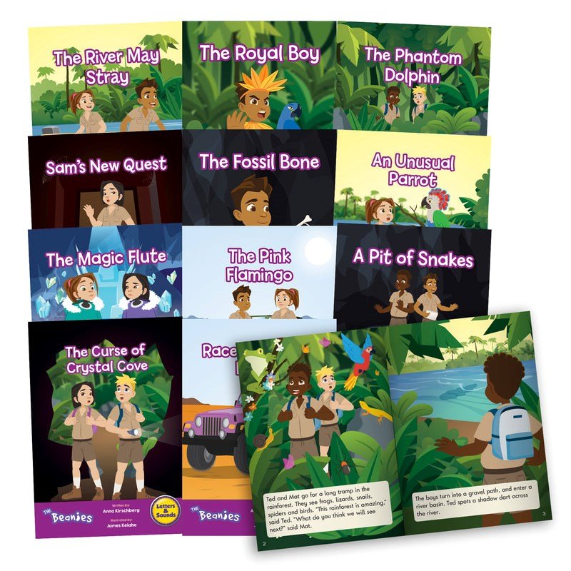 Beanies Hilo Diversity Decodables Phase 5 Set 1 - 6 Pack - ABC School Supplies