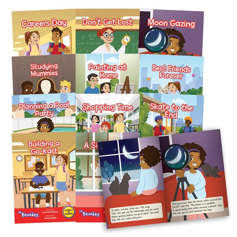Beanies Hilo Diversity Decodables Phase 6 Set 1 - 6 Pack - ABC School Supplies