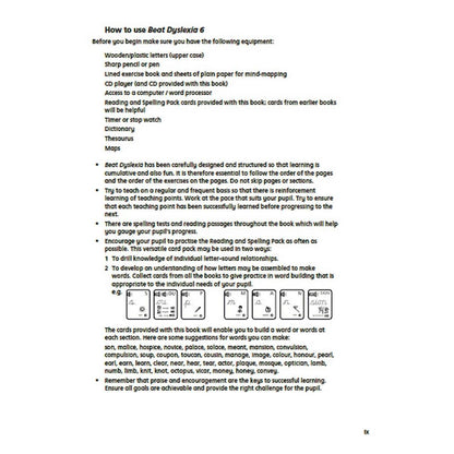 **Beat Dyslexia 6 - ABC School Supplies