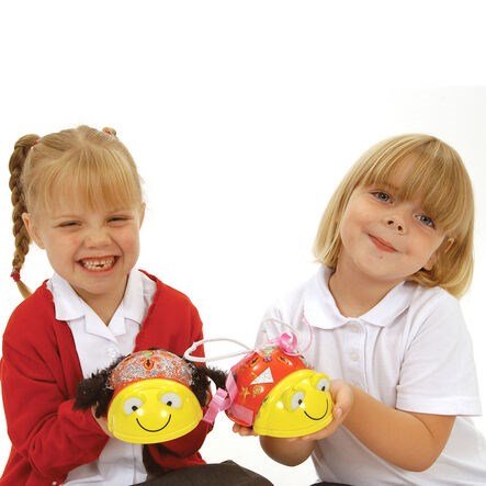 Bee - Bot Clip on Shells - White - ABC School Supplies