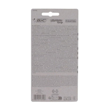 BIC 6 Pack Highlighter Grip Pen - Asst - ABC School Supplies