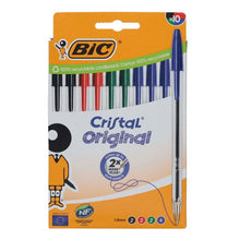 BIC Cristal Ballpoint Pens Pack of 10 - Assorted - ABC School Supplies