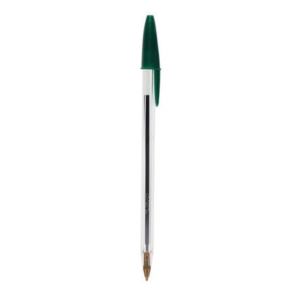 Bic Cristal Green Pens - Box of 50 - ABC School Supplies