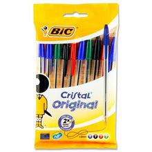**Bic Cristal Packet Of 10 Asst Ballpoint Pens - ABC School Supplies