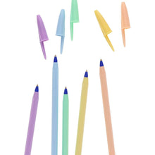BIC Cristal Pastel Ballpoint Pens - Blue Pack of 5 - ABC School Supplies