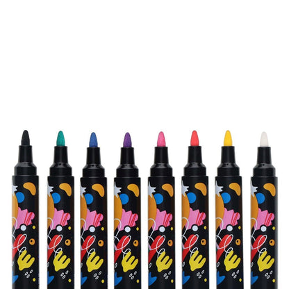 BIC Intensity Paint Markers - Vivid Colours Pack of 8 - ABC School Supplies