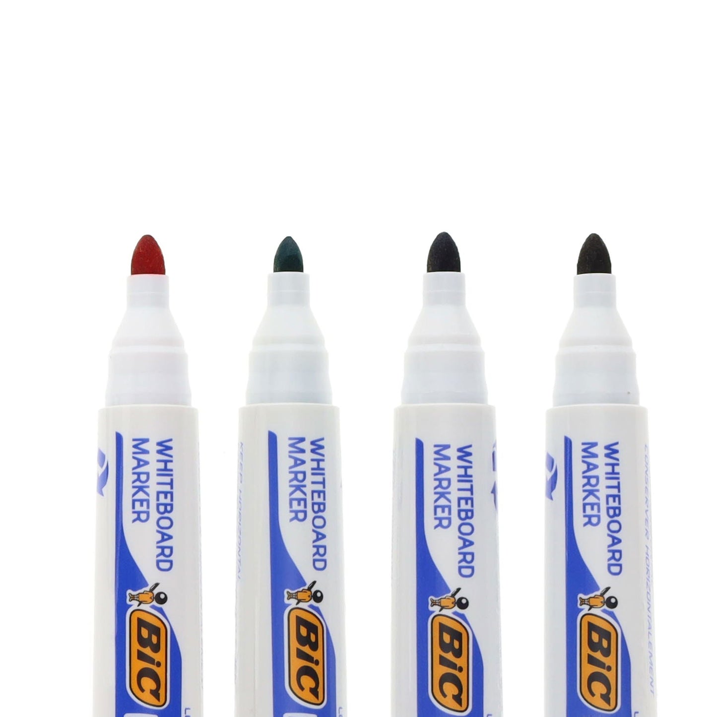 Bic Velleda 1701 Bullet Tip Whiteboard Marker - Asst Colours Pack of 4 - ABC School Supplies