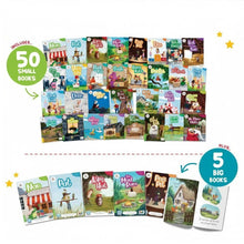 BiDee Phonics Decodable Readers Complete Kit Series 1 & 2 (50 Single Titles) + Big Book Bundle - ABC School Supplies