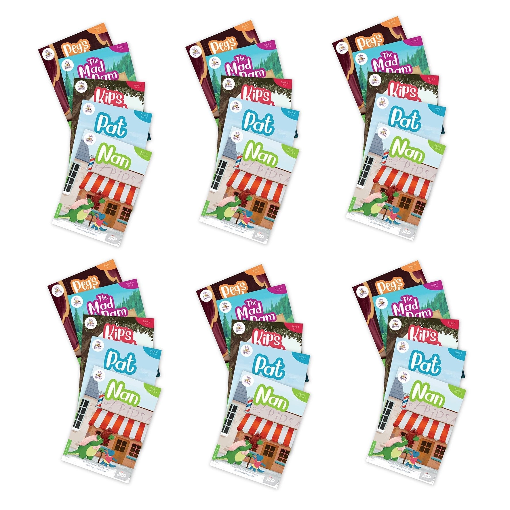 BiDee Phonics Decodable Readers Series 1 Complete Classroom Kit (180 Books) - ABC School Supplies