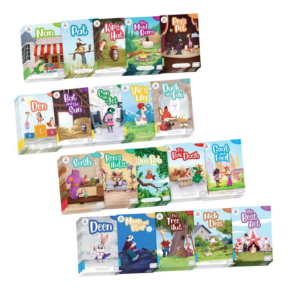 BiDee Phonics Decodable Readers Series 1 Complete Classroom Kit (180 Books) - ABC School Supplies