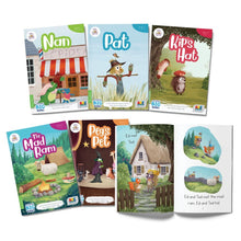 BiDee Phonics Decodable Readers Series 1 Phase 1 Big Books (5 Books) - ABC School Supplies
