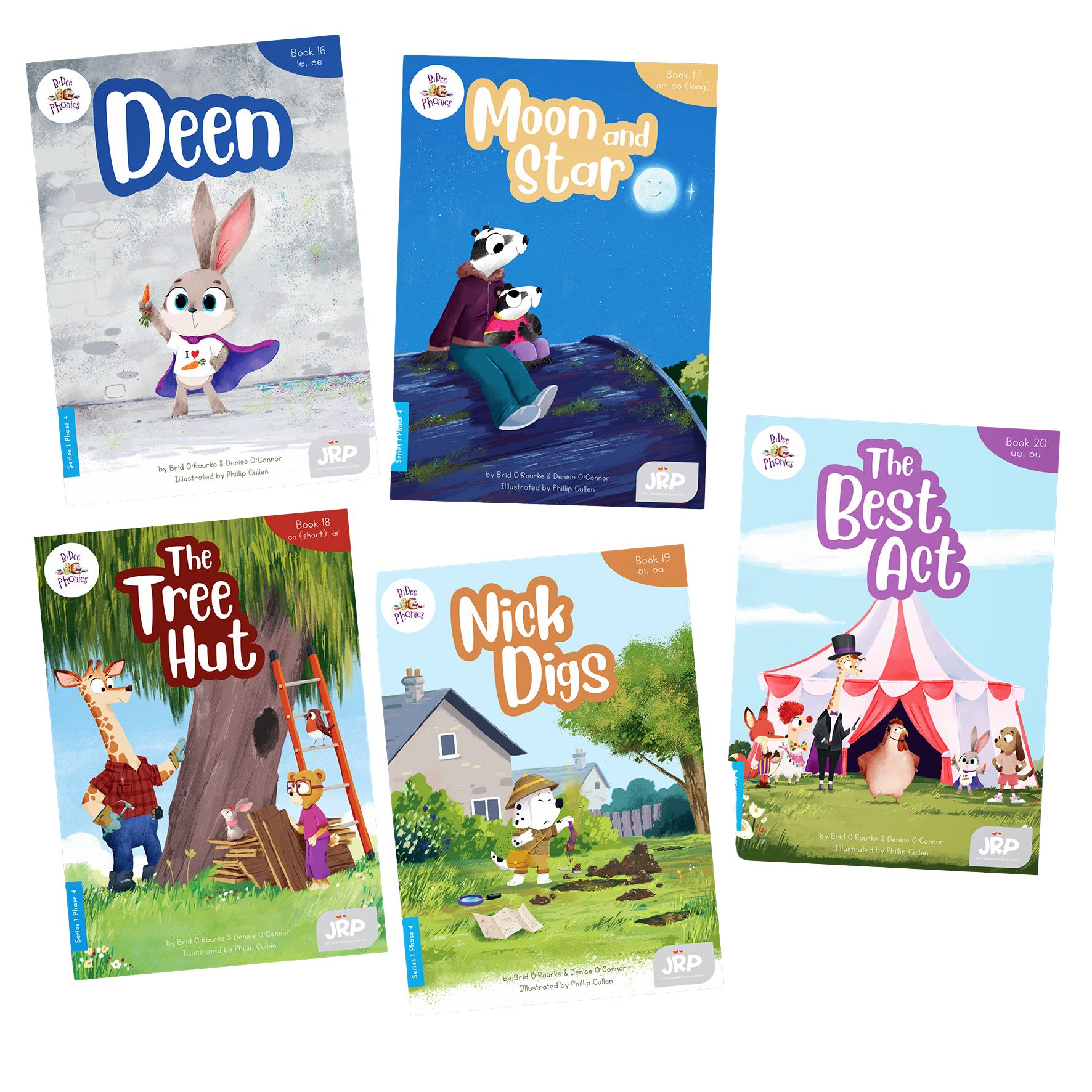 BiDee Phonics Decodable Readers Series 1 Phase 4 - 6 Pack - ABC School Supplies