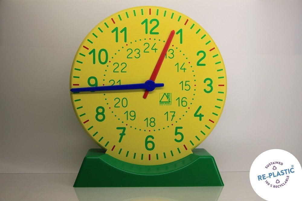 Big Teaching Clock With Stand - ABC School Supplies