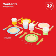 Bigjigs Toys Dinner Service Set - 20 Pieces - ABC School Supplies