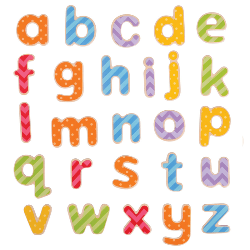 Bigjigs Wooden Magnetic Letters (Lowercase) - ABC School Supplies
