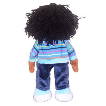 Black Boy Hand Puppet With Moving Mouth - ABC School Supplies