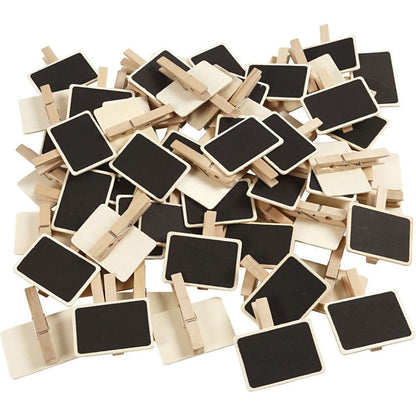 Blackboard with clothes peg - 100 Pack - ABC School Supplies