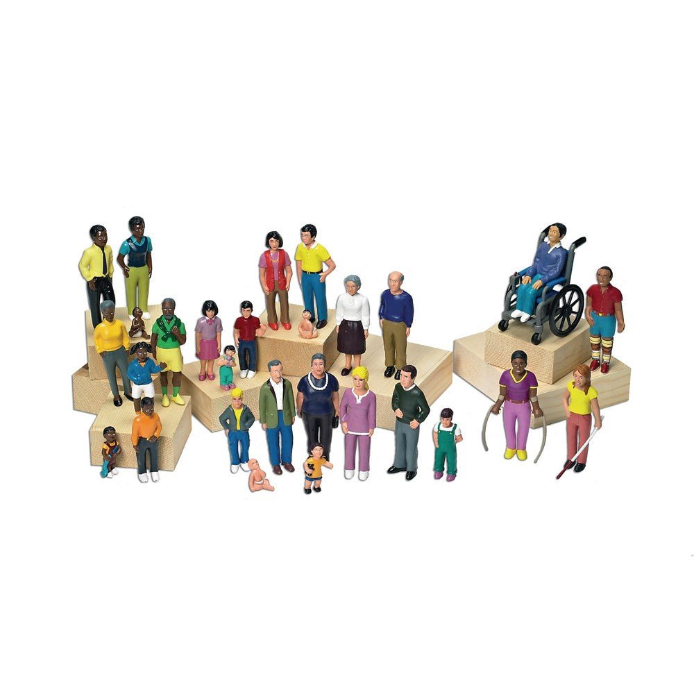 Block Play People Special Offer - Pack Of 30 - ABC School Supplies