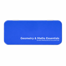 Blue Maths Set 9Pcs - ABC School Supplies