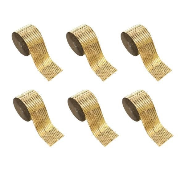 Bordette Metallic Gold - 6 Pack - ABC School Supplies