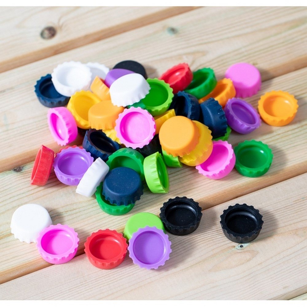 Bottle Caps - Silicone Pk 50 - ABC School Supplies