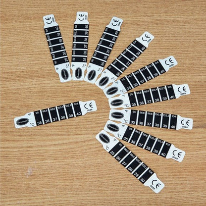 Brannan Forehead Thermometer Strips - Pack of 10 - ABC School Supplies