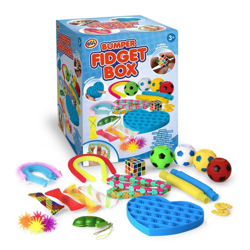 Bumper Fidget Toys Box Set Of 24 Pcs - ABC School Supplies
