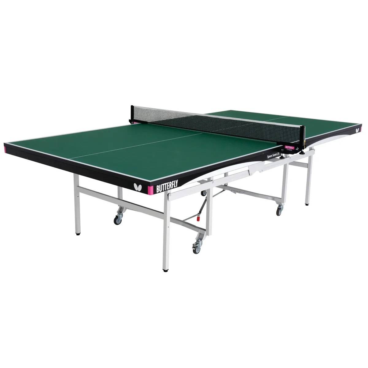 Butterfly Spacesaver Rollaway Table Tennis Table - Green - 25Mm - ABC School Supplies