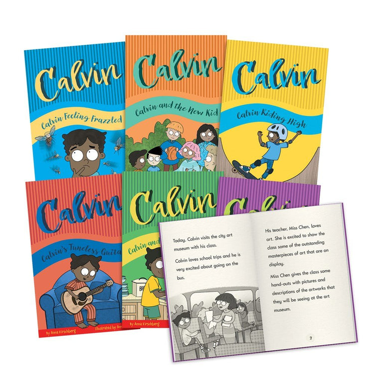 Calvin - Decodable Chapter Books - Box Set - Spelling (Phase 6) - ABC School Supplies