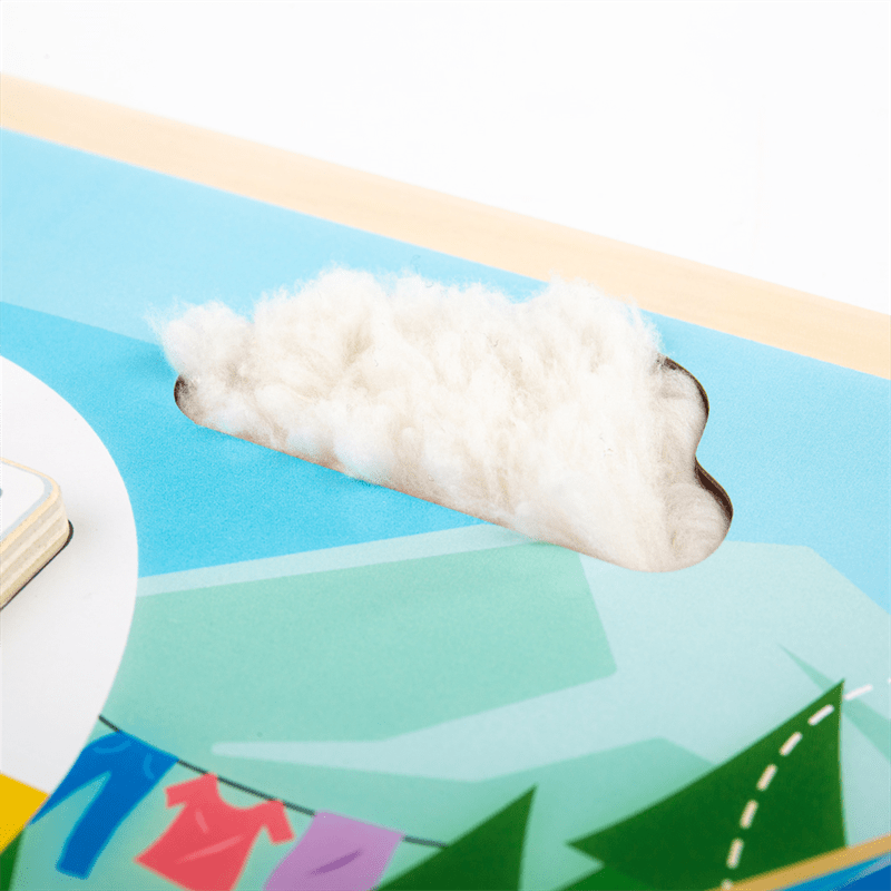 **Camping In The Wild Sensory Board - ABC School Supplies