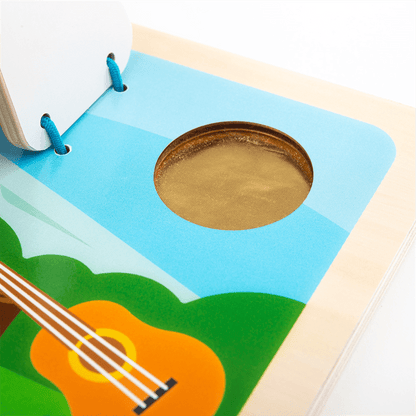 **Camping In The Wild Sensory Board - ABC School Supplies