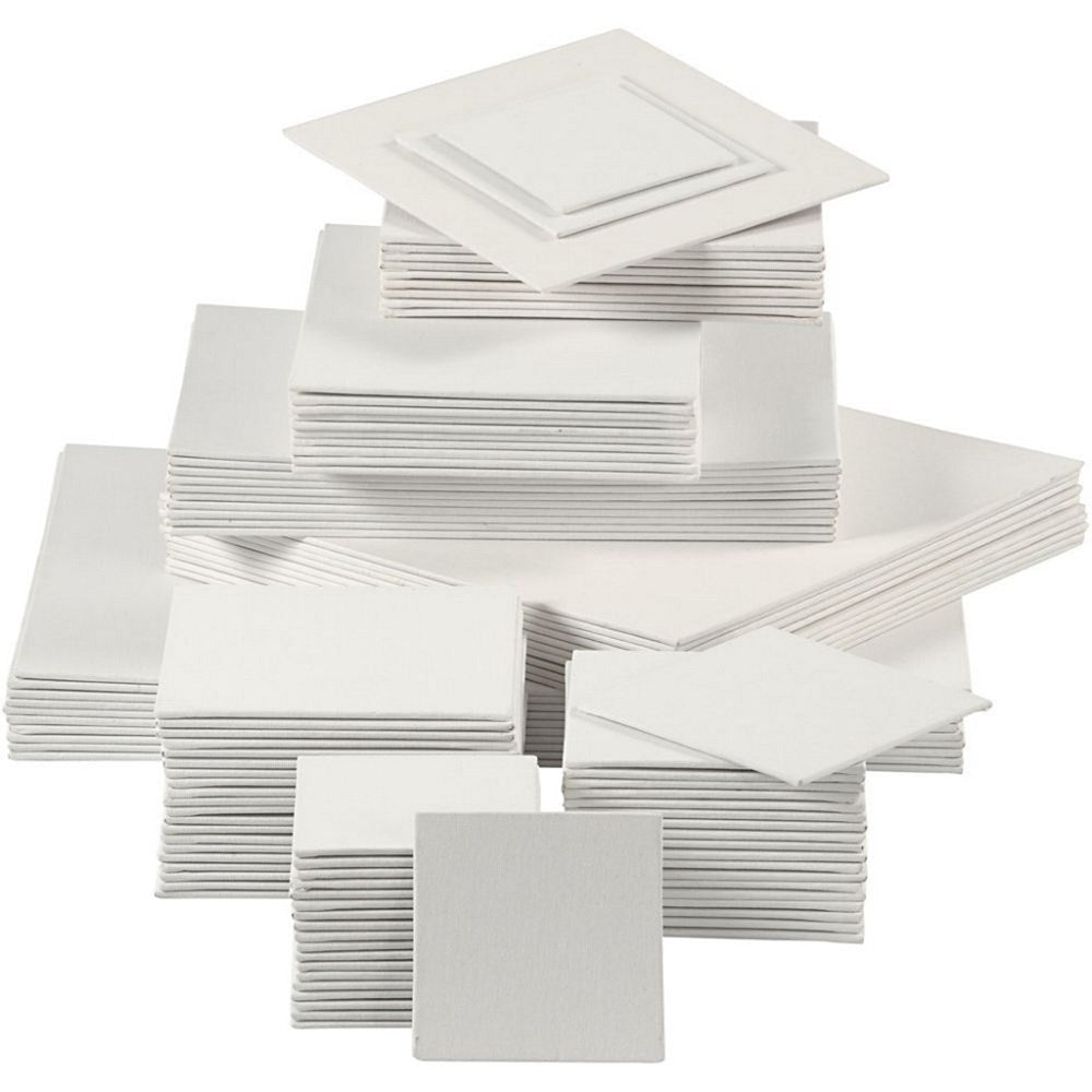 Canvas Panels Assorted Pack of 108 - ABC School Supplies