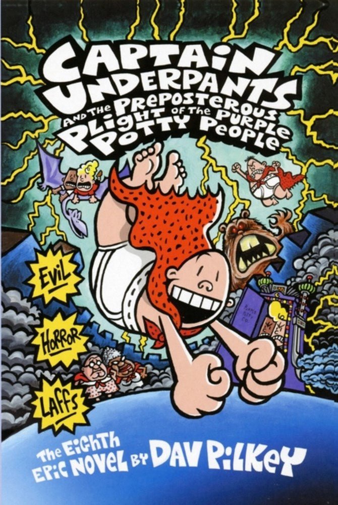 Captain Underpants And The Preposterous Plight Of The Purple Potty People - ABC School Supplies