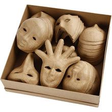 Cardboard Masks 7cm Box of 60 - ABC School Supplies