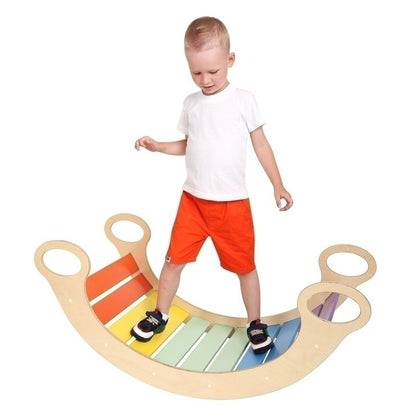 ** Wooden Rocking Tunnel