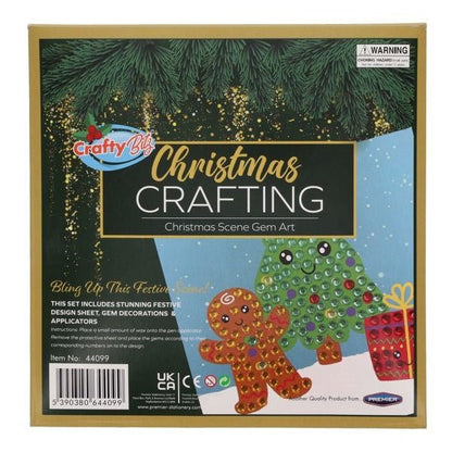 **Christmas Crafting - Christmas Scene Gem Art - ABC School Supplies