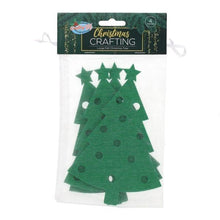 **Christmas Crafting - Large Felt Christmas Tree Pack Of 4 - ABC School Supplies