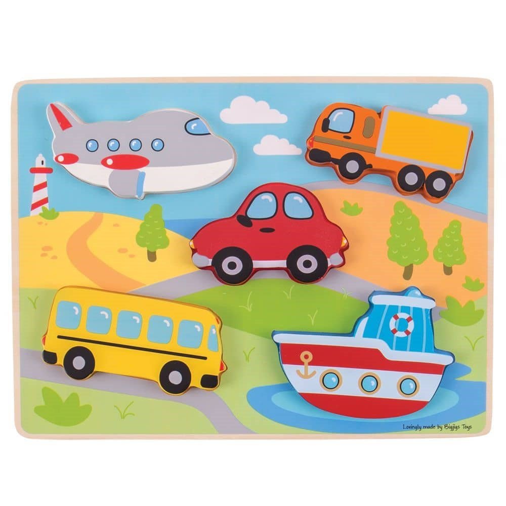 Chunky Lift Out Puzzle (Transport) - ABC School Supplies