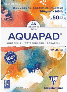 Clairefontaine Aquapad Watercolor Pad 300g/m² A6 - ABC School Supplies