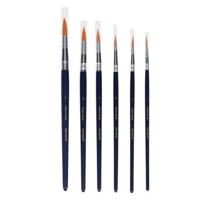 Class Collection Round Taklon Paint Brushes - Pack of 30 - ABC School Supplies