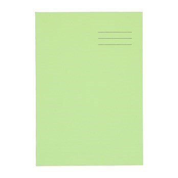 Classmaster A4 Exercise Book 64 Page, 8Mm Ruled / Plain Alternate, Light Green - Pack Of 50 - ABC School Supplies