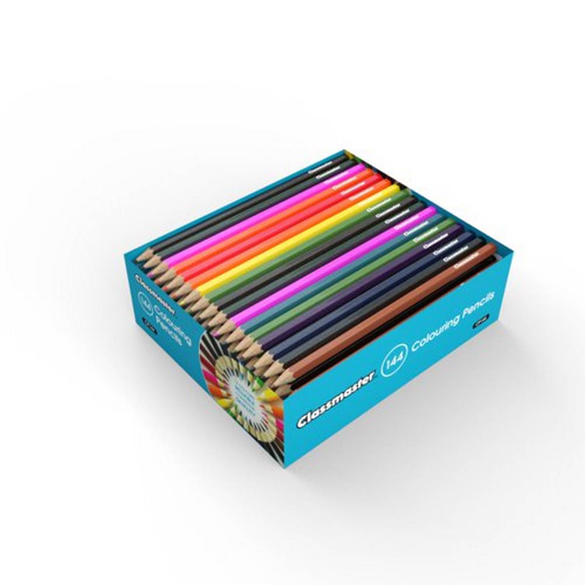 Classmaster Colouring Pencils - Assorted Pack of 144 (12 Colours) - ABC School Supplies
