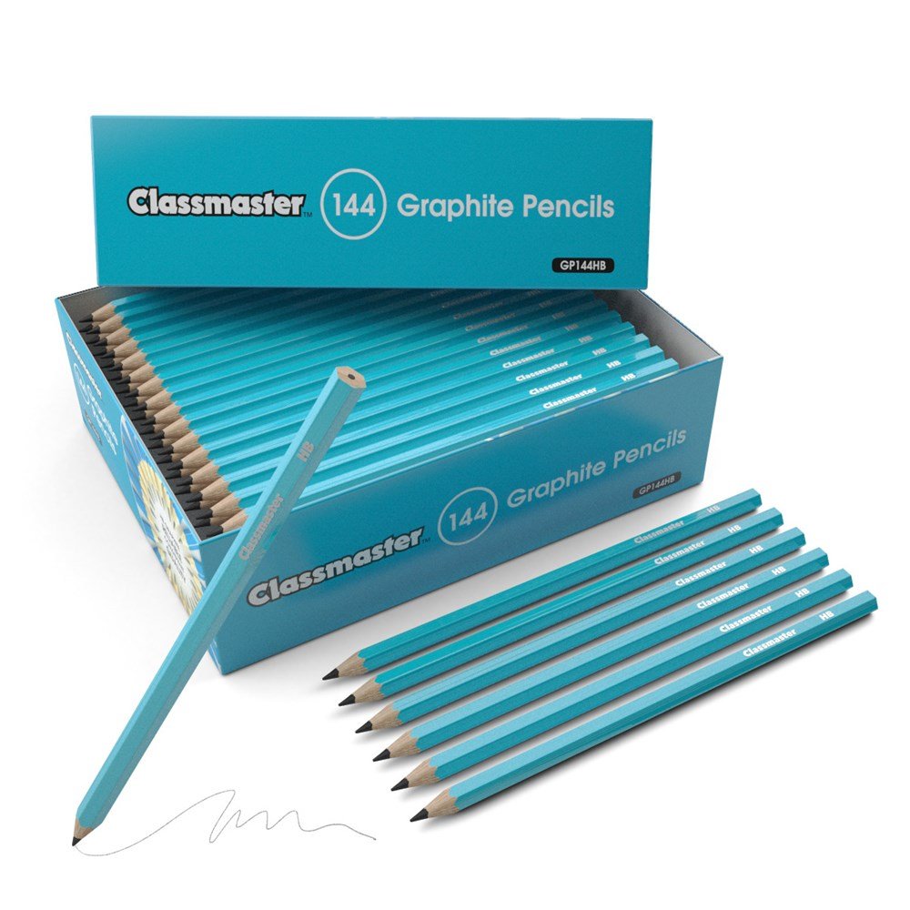 Classmaster Graphite Pencils Hb Pack of 144 - ABC School Supplies