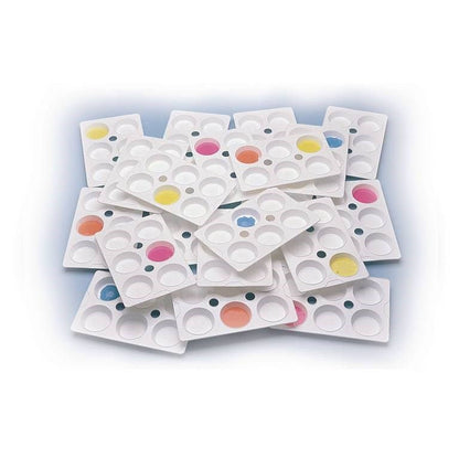 Classmates 6 Well Paint Palette - Pack Of 24 - ABC School Supplies
