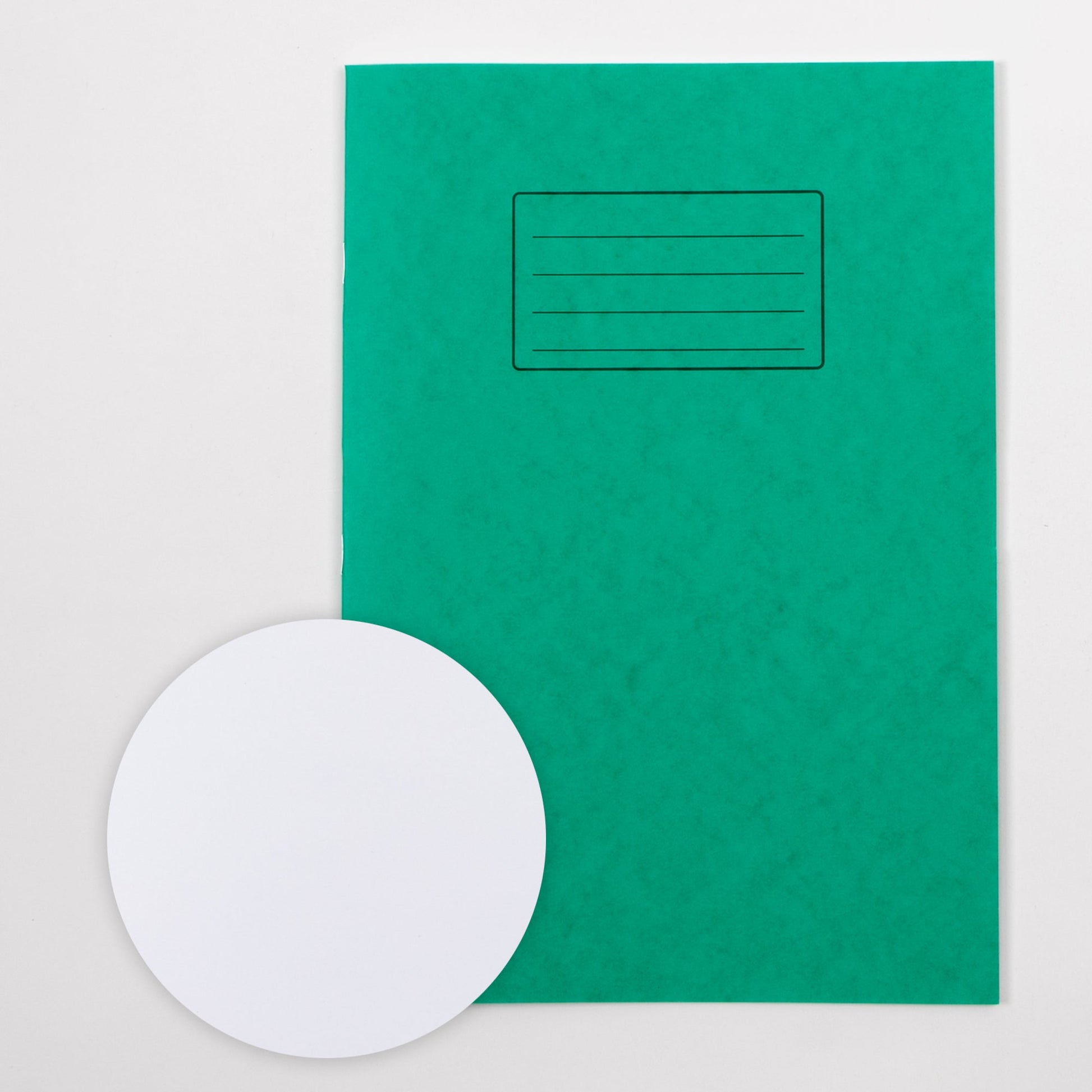 Classmates A4 Exercise Book 32 Page, Plain Blank, Green - Pack of 100 - ABC School Supplies