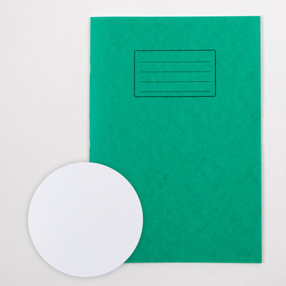 Classmates A4 Exercise Book 32 Page, Plain Blank, Green - Pack of 100 - ABC School Supplies